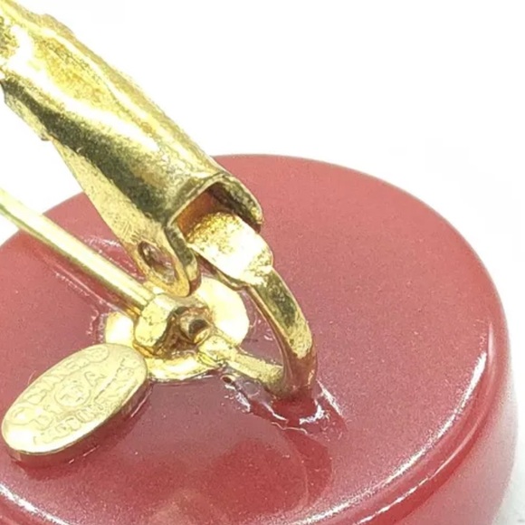 CHANEL 01A Peony Earrings - Picture 8 of 9